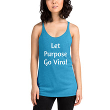 Load image into Gallery viewer, "Let Purpose Go Viral" Women's Colored Form-Fitting Tank