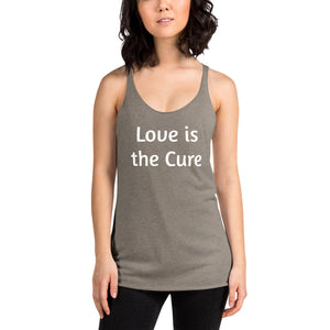 "Love is the Cure" Women's Colored Form-Fitting Tank